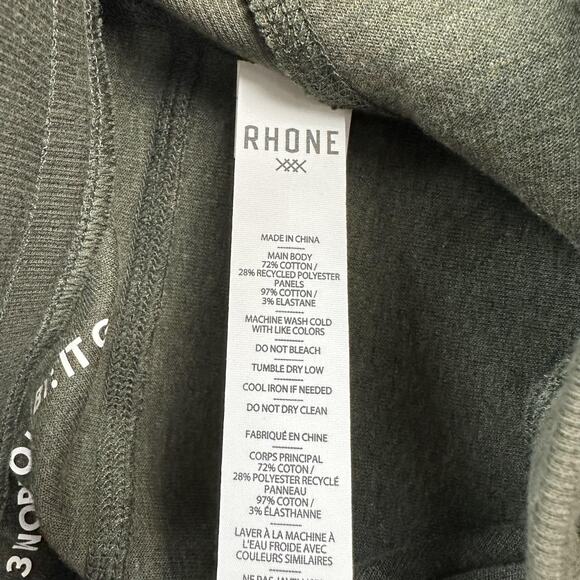 Rhone Heritage Midweight Pants Mens Small Dark Moss Heather Relaxed Fit Jogger - Picture 9 of 12